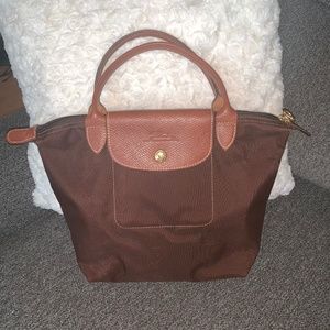 Longchamp Le Pliage Small Brown Shopper/ Tote Bag
